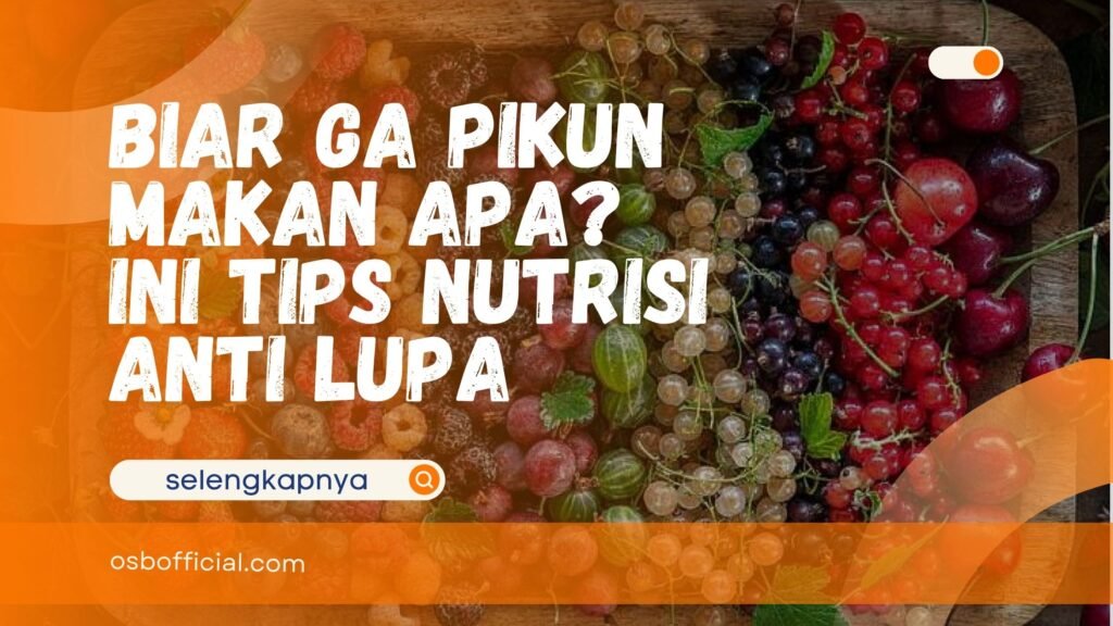 Biar Ga Pikun Makan Apa