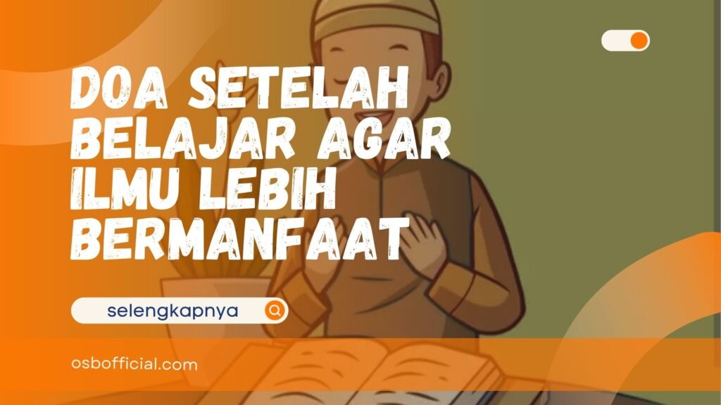Doa Setelah Belajar