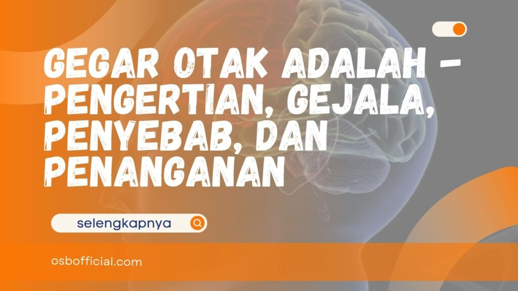 gegar otak adalah